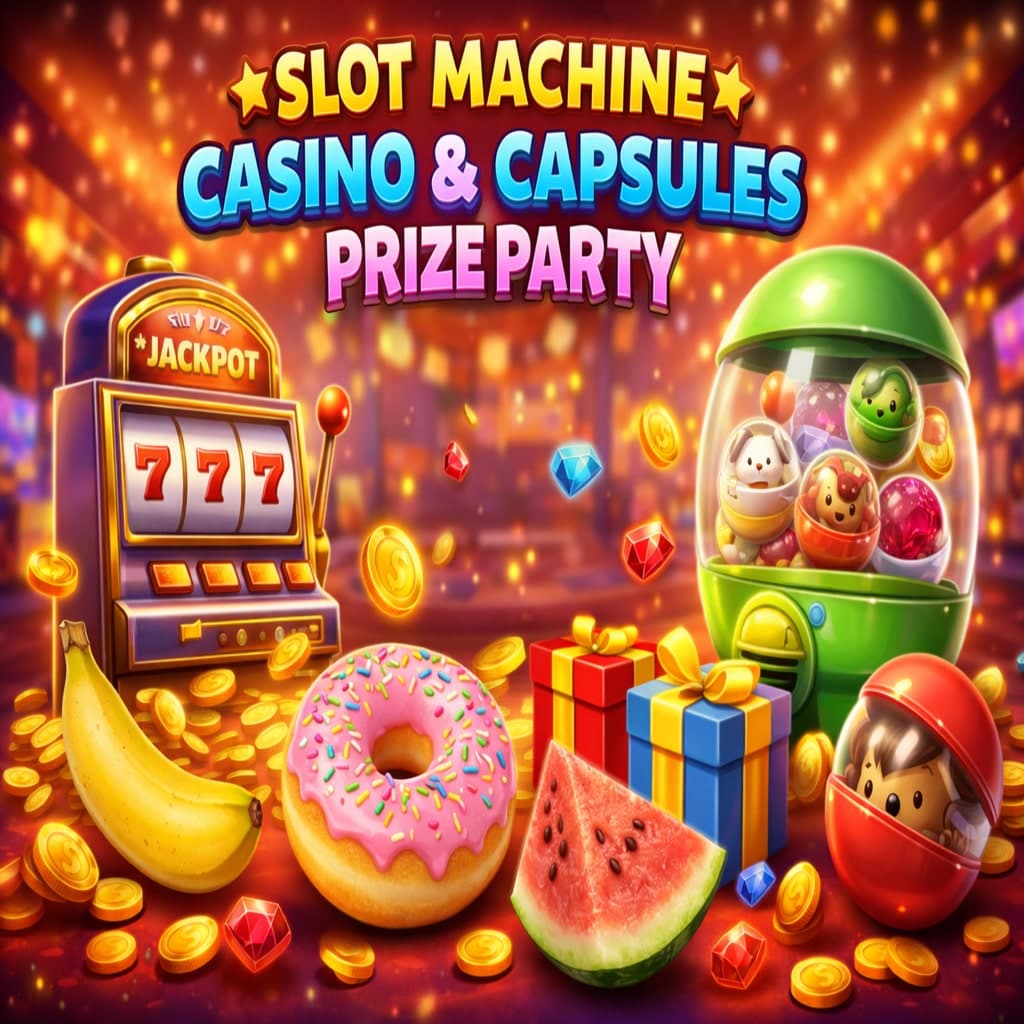 Slot Machine Casino & Capsules: Prize Party